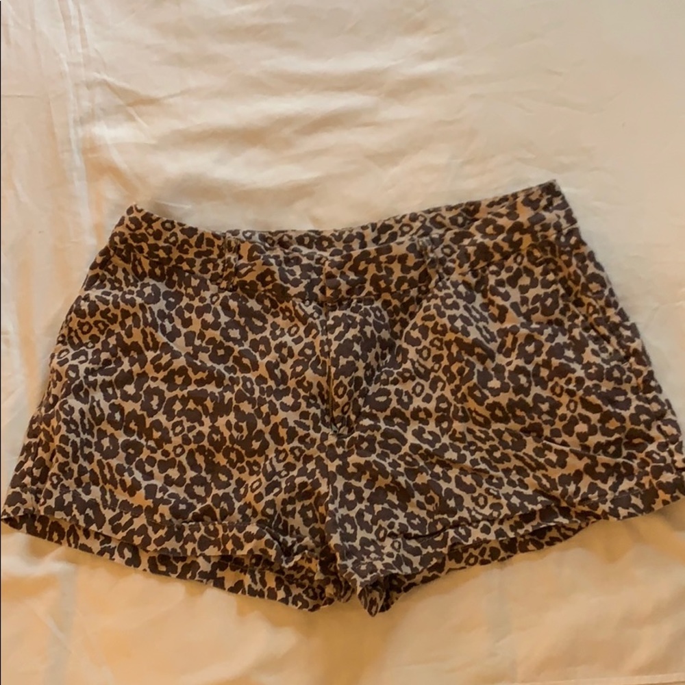 Leopard shorts